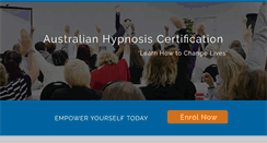 Desktop Screenshot of learnhypnosis.com.au